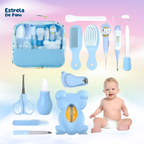 Kit Cuidado Mágico – 13 Peças Essenciais para o Seu Bebê!